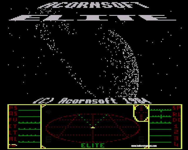 Elite - David Braben's 8bit space combat trading simulator of Elite gets an Atari XL/XE port demo by reifsnyderb