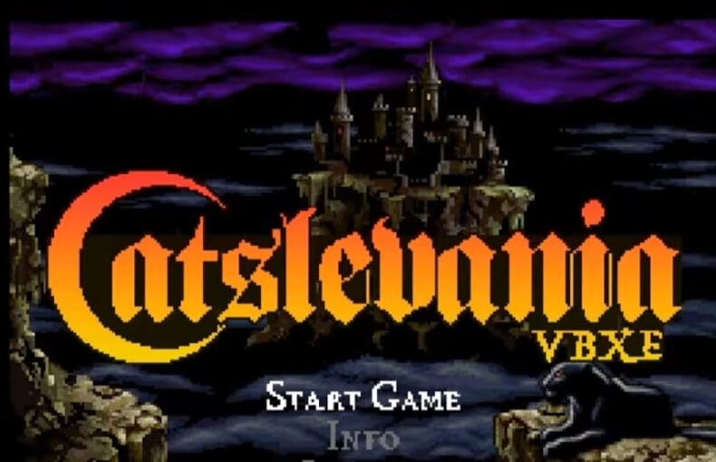 Indie Retro News: Catslevania - Thelen's upcoming Castlevania game for the Atari XL/XE VBXE looks stunning!