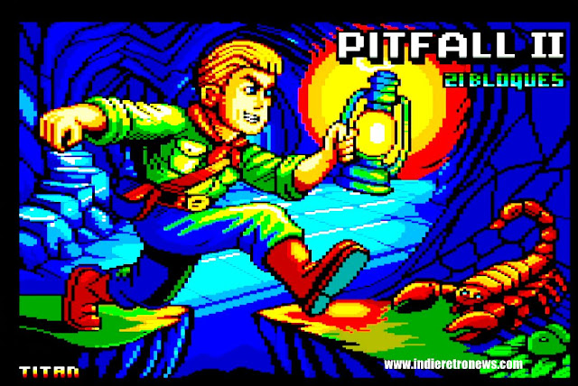 Pitfall II as an adaptation of the Arcade game over to the Amstrad CPC!