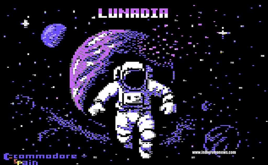 Indie Retro News: Lunadia - A single screen arcade game for the C64 by Commodore Spain