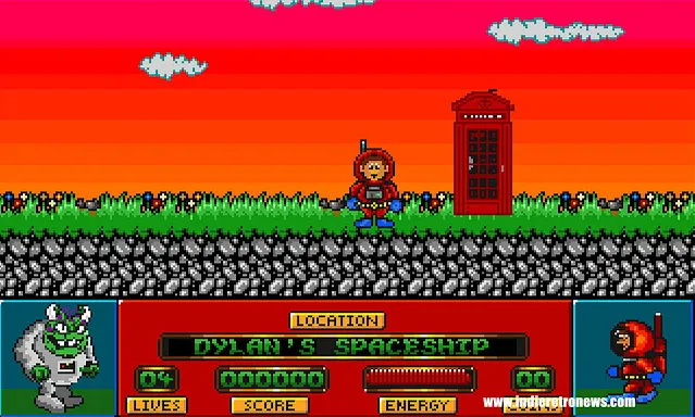 Dylan the Spaceman - A Dizzy clone demo'd for the Amiga 600/1200 by Camden Town Games