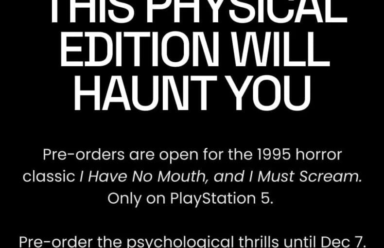 Pre-order Harlan Ellison's horror classic on physical