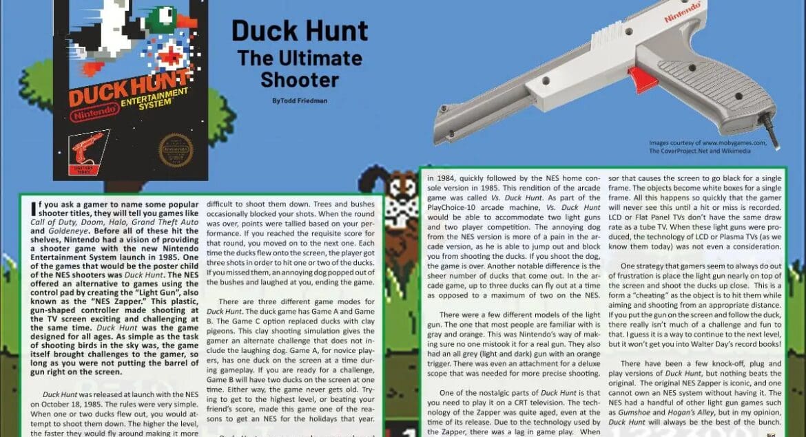Duck Hunt: The Ultimate Shooter - By Todd Friedman