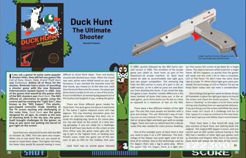 Duck Hunt: The Ultimate Shooter - By Todd Friedman