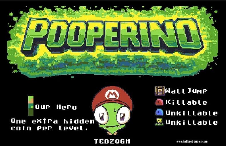 Indie Retro News: Pooperino - A single screen platformer for the Amiga by Tedzogh