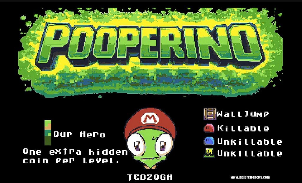 Indie Retro News: Pooperino - A single screen platformer for the Amiga by Tedzogh