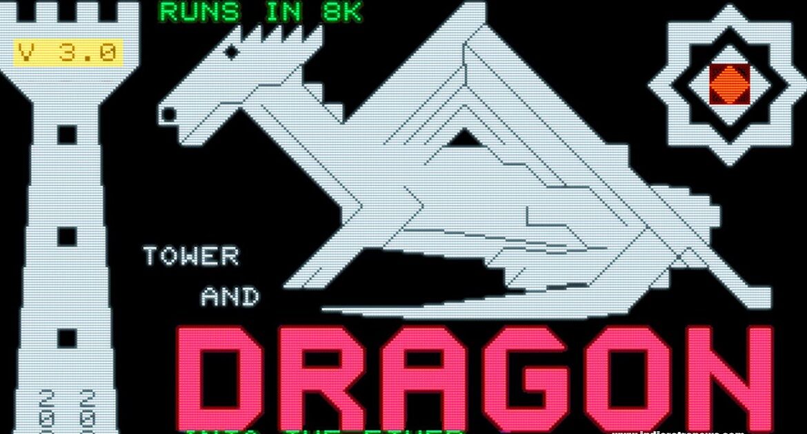 Tower and Dragon for the Commodore PET with only 8K (V4.0 coming and Kickstarter Soon)