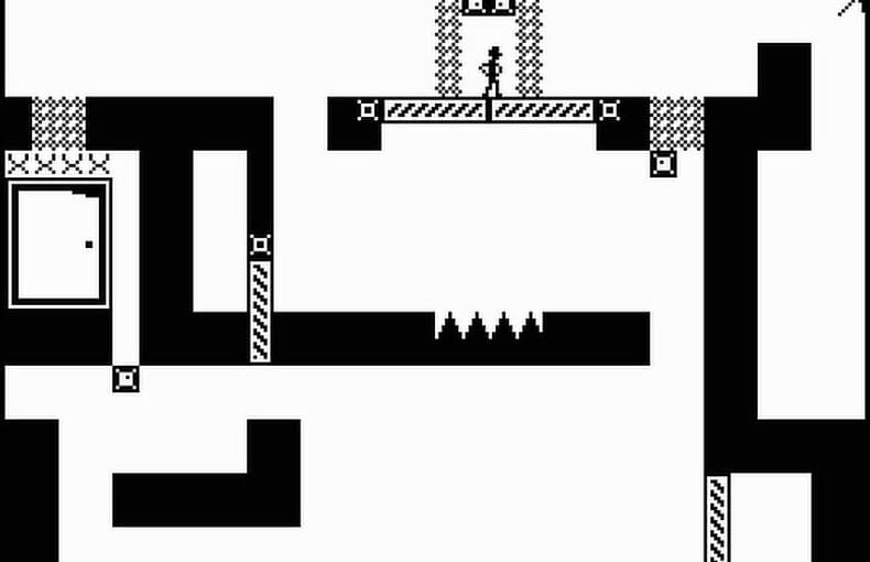 Indie Retro News: Shift - An 8bit monochrome game now for your MSX via Haplo Games
