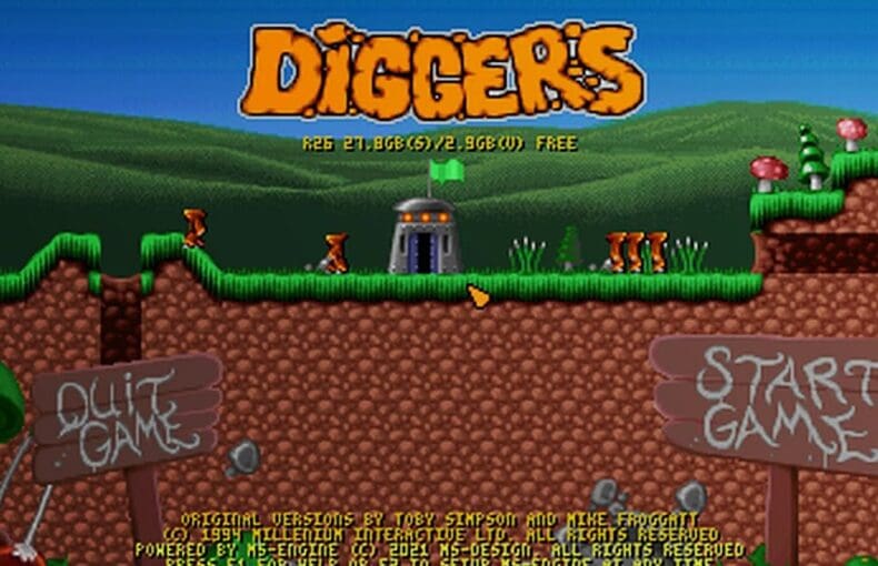 Indie Retro News: Diggers - This PC fan-remake of a classic strategy and puzzle like Amiga/DOS game looks fantastic