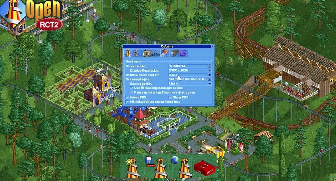Indie Retro News: OpenRCT2 project
