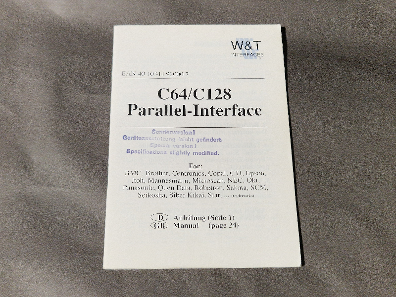 C64/C128 Parallel-Interface