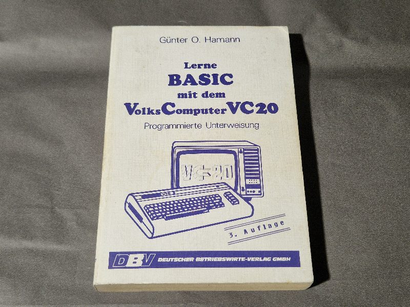 Lerne BASIC mit dem VolksComputer VC20 - DBV