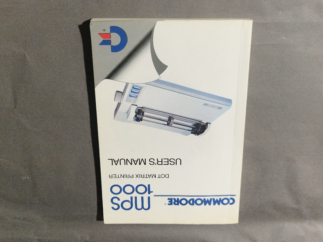 Commodore MPS 1000 User Manual