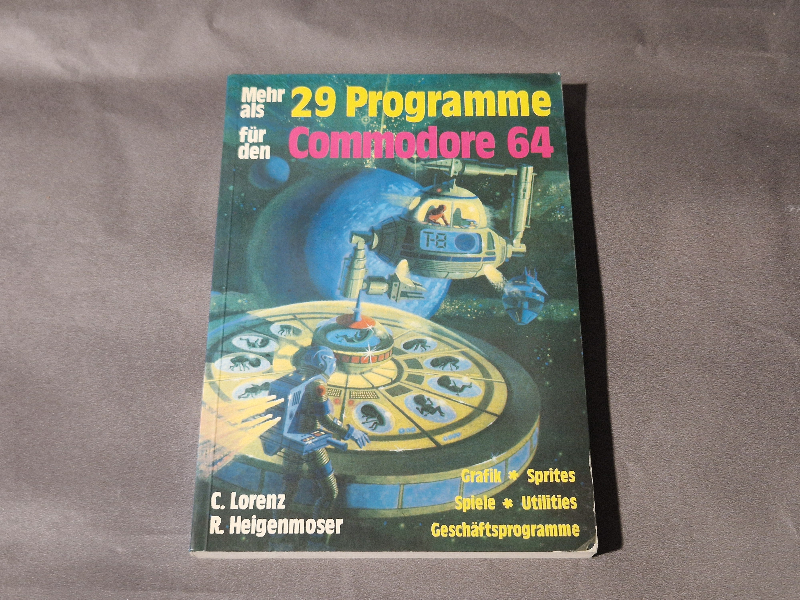 Mehr als 29 Programme für den Commodore 64