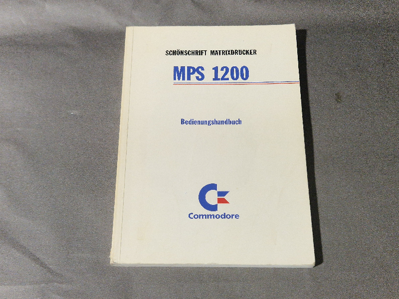 Schönschrift MatrixDrucker MPS 1200 Bedienungshandbuch
