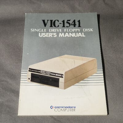 VIC-1541 single drive floppy disk user's manual