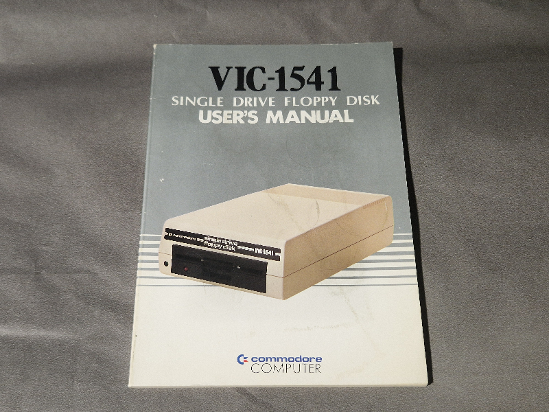 VIC-1541 single drive floppy disk user's manual