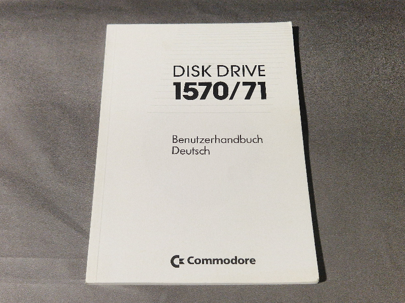 Disk Drive 1570/71 Benutzerhandbuch Deutsch