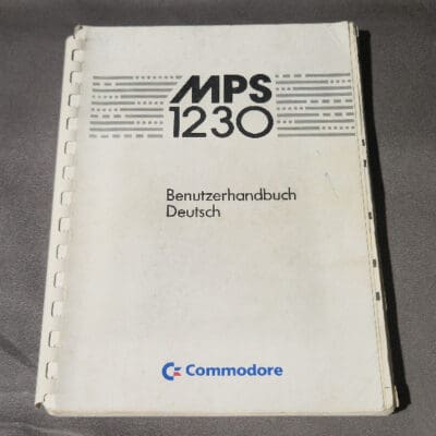 MPS 1230, Benutzerhandbuch