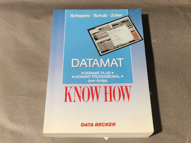 Datamat, Datamat plus, Datamat Professional zum Amiga - Data Becker