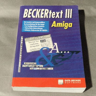 BECKERtext III Amiga - Data Becker