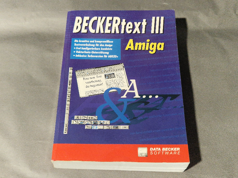 BECKERtext III Amiga - Data Becker