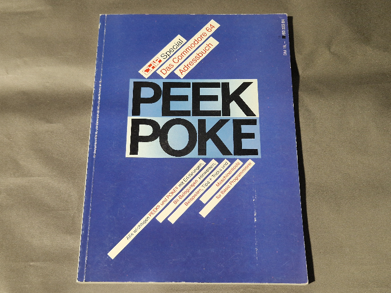 Peek Poke, Das Commodore 64 Adressbuch