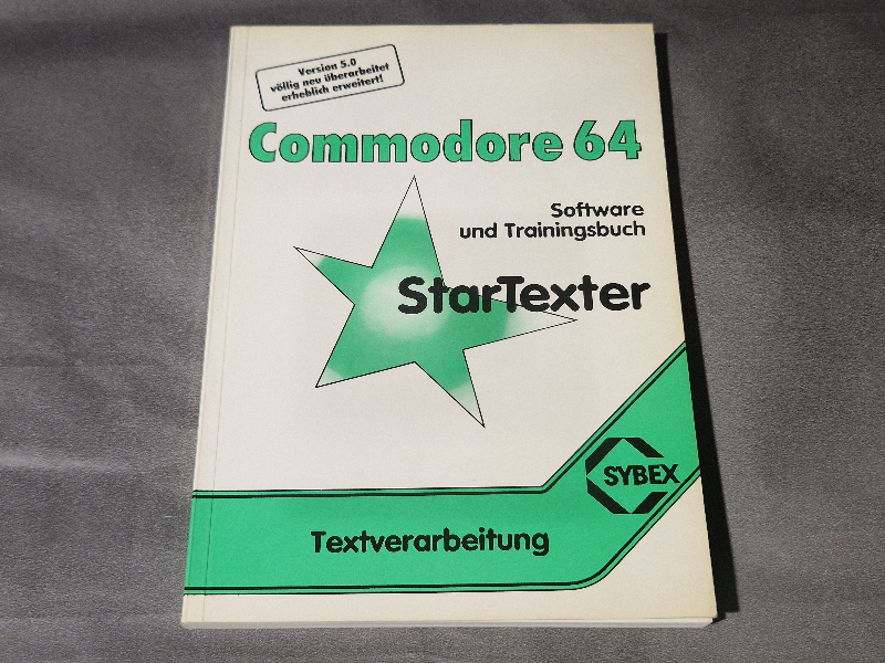 Commodore 64 Software und Trainingsbuch, StarTexter - Sybex
