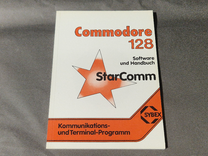 StarComm - Commodore 128 Software und Handbuch, Kommunikations- und Terminal- Programm - SYBEX