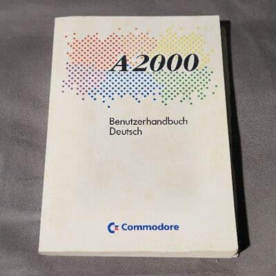 A2000 Benutzerhandbuch - Commodore
