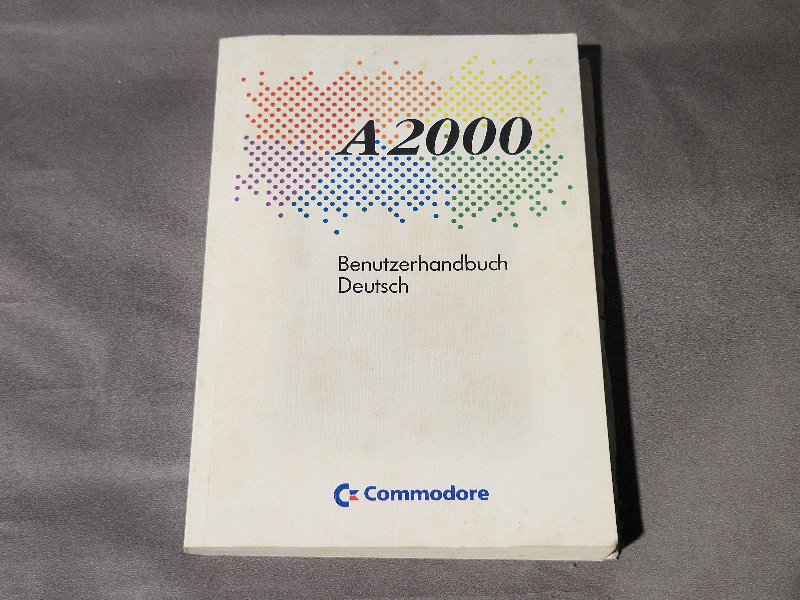 A2000 Benutzerhandbuch - Commodore