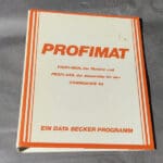 Profimat PROFI-MON, der Monitor und PROFI-ASS, der Assembler für den Commodore 64 - Data Becker