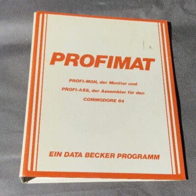 Profimat PROFI-MON, der Monitor und PROFI-ASS, der Assembler für den Commodore 64 - Data Becker
