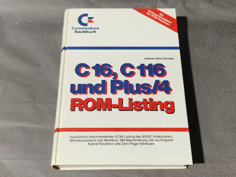 C16, C116 und Plus/4 ROM-Listing - Commodore Sachbuch