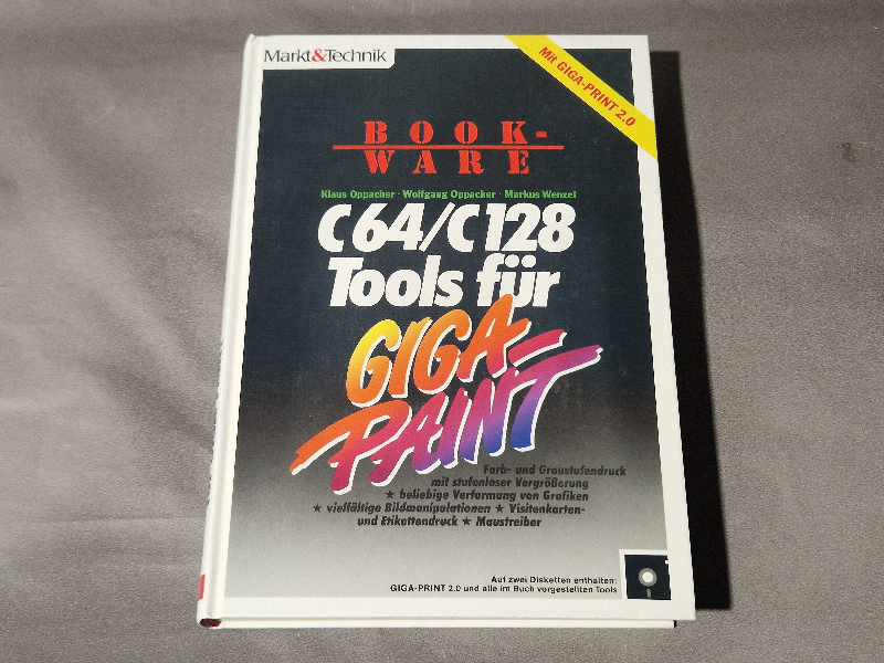 Bookware C64/C128 Tools für GIGA Paint - Markt&Technik