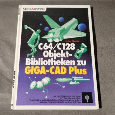 C64/C128 Objekt- Bibliotheken zu GIGA-CAD Plus - Markt&Technik