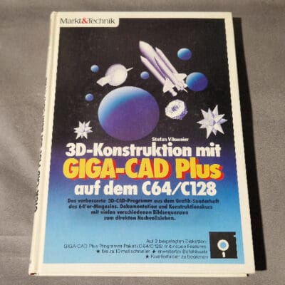 3D-Konstruktion mit GIGA-CAD Plus auf dem C64/C128 - Markt&Technik