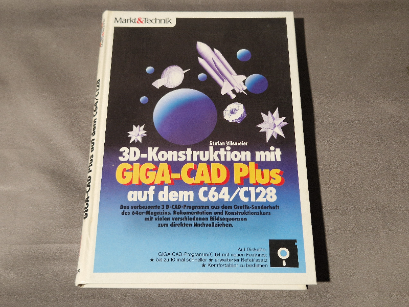 3D-Konstruktion mit GIGA-CAD Plus auf dem C64/C128 - Markt&Technik