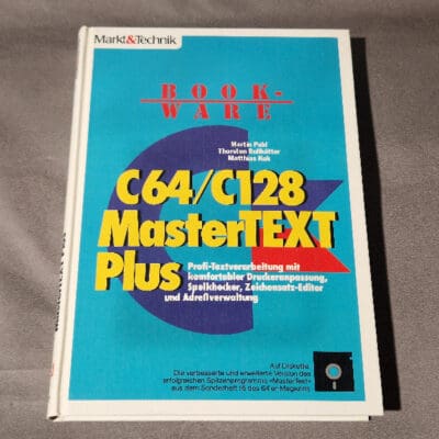 Bookware C64/C128 MasterTEXT Plus - Markt&Technik