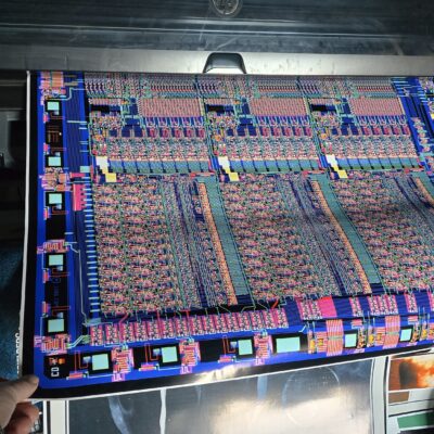 Poster of SID 6581R4 layout - 42" wide