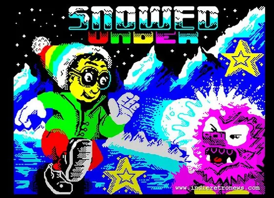 Snowed Under - A new charity game from Allan Turvey amp; Andy Johns for the ZX Spectrum