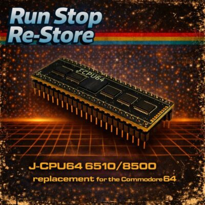 J-CPU64 6510/8500 replacement for the Commodore 64