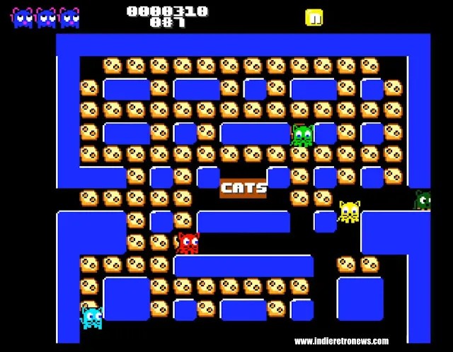 Cat and Mouse - A Pac-Man like game demo'd for the Amiga