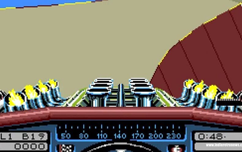 Stunt Car Racer running at a super smooth 60fps on the Amiga?