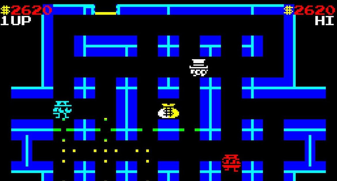 Indie Retro News: Lock'n'Chase - An Arcade port of the 1981 Data East Corporation game for the ZX Spectrum (Now Free!)