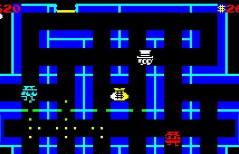Indie Retro News: Lock'n'Chase - An Arcade port of the 1981 Data East Corporation game for the ZX Spectrum (Now Free!)