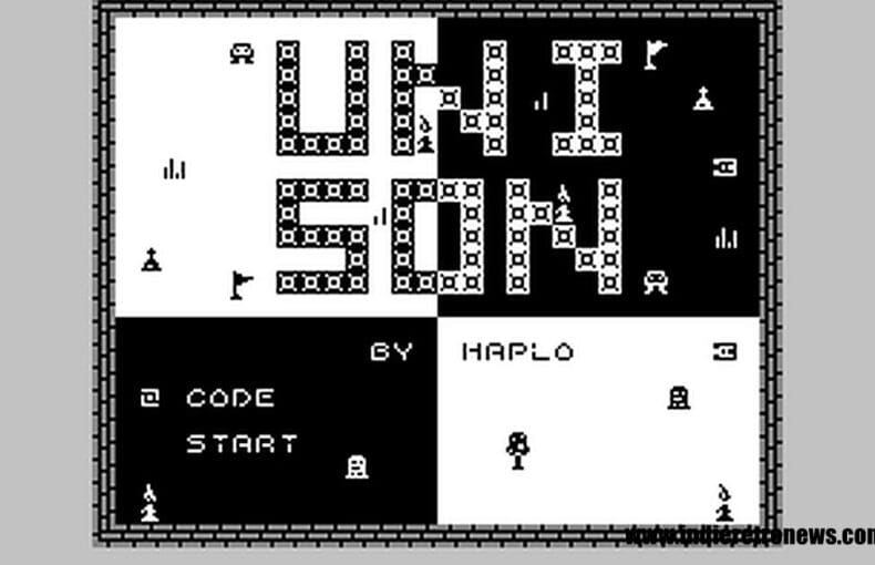 Indie Retro News: Unison - A new monochrome puzzler from Haplo for the C64