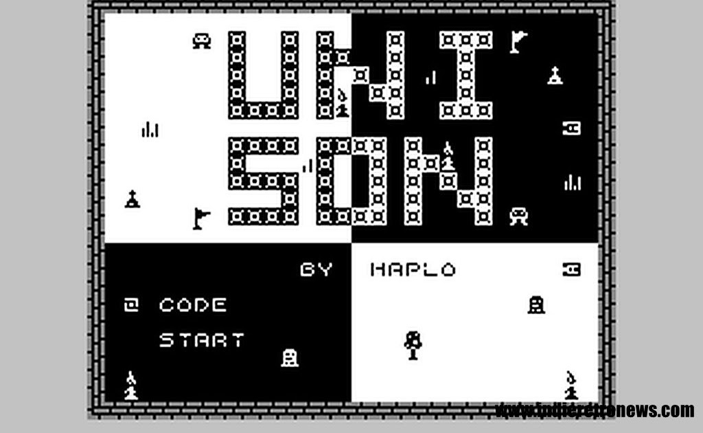 Indie Retro News: Unison - A new monochrome puzzler from Haplo for the C64