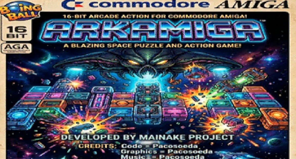 Indie Retro News: Arkamiga - Mainake Project revives classic Arcade action with this latest Arkanoid clone