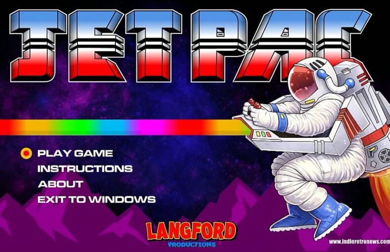 Indie Retro News: Jetpac - Langford Productions Launches High-Def PC Remake of Ultimate Classic
